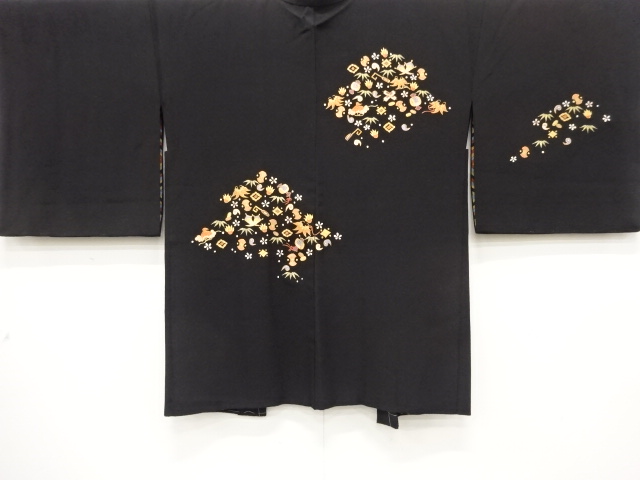 Japanese Kimono / Haori Coat Dochugi Silk